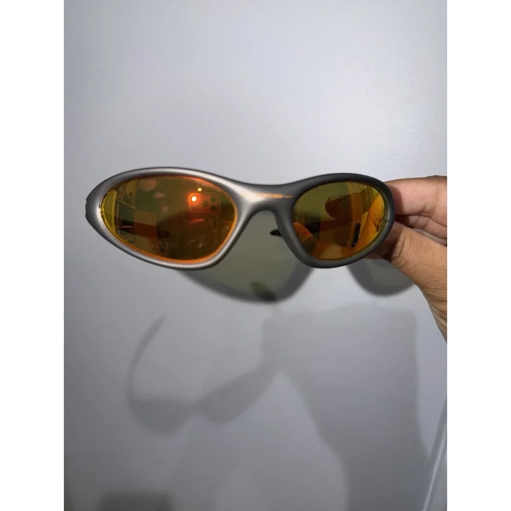 Oakley Minute Dark Gray Frame with Fire Iridium‎ Polarized Lens Y2K